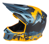F3 Carbon Helmet ECE DNA Sunrise-Petrol